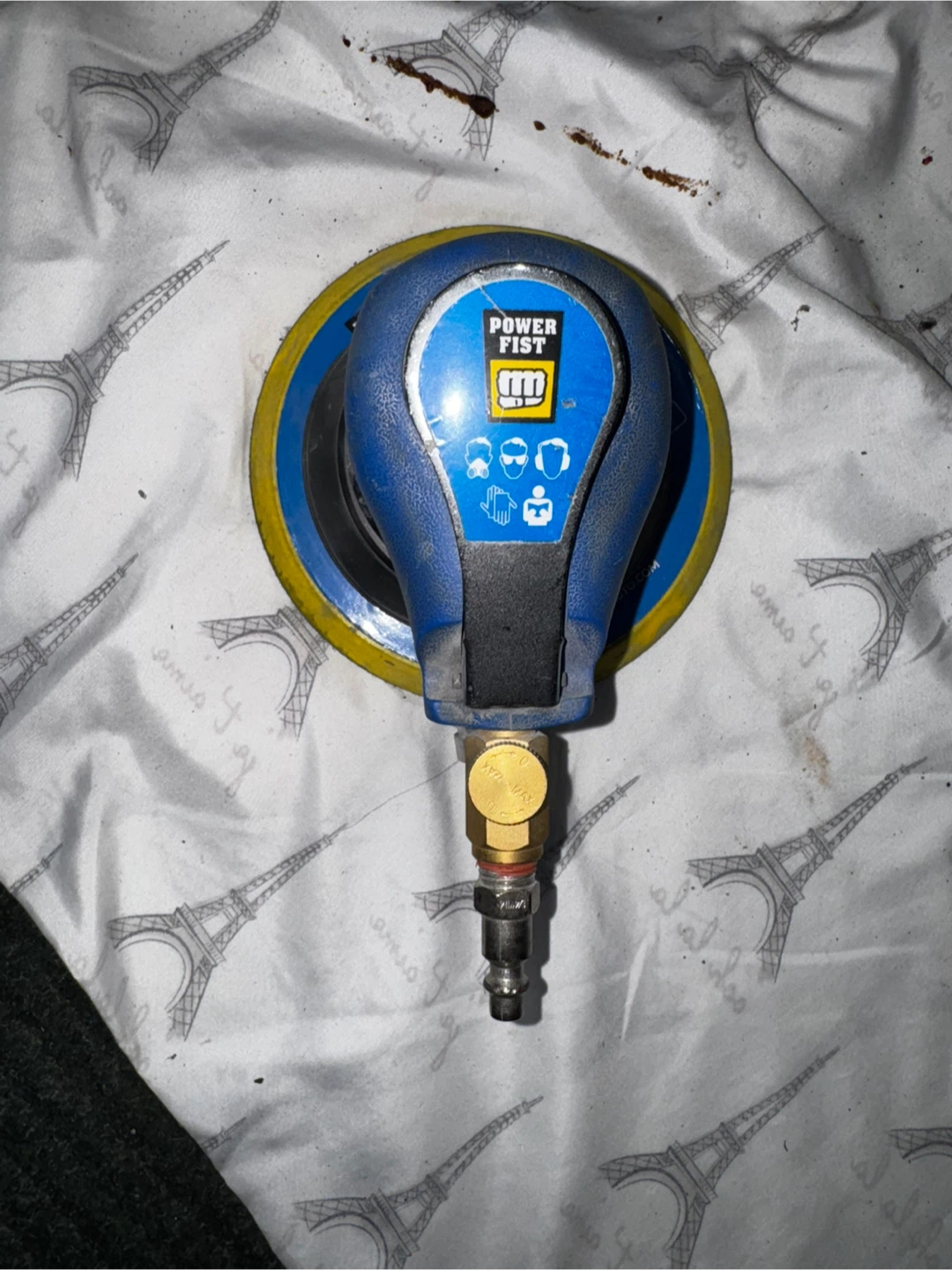 Power Fist Random Orbital Air Sander