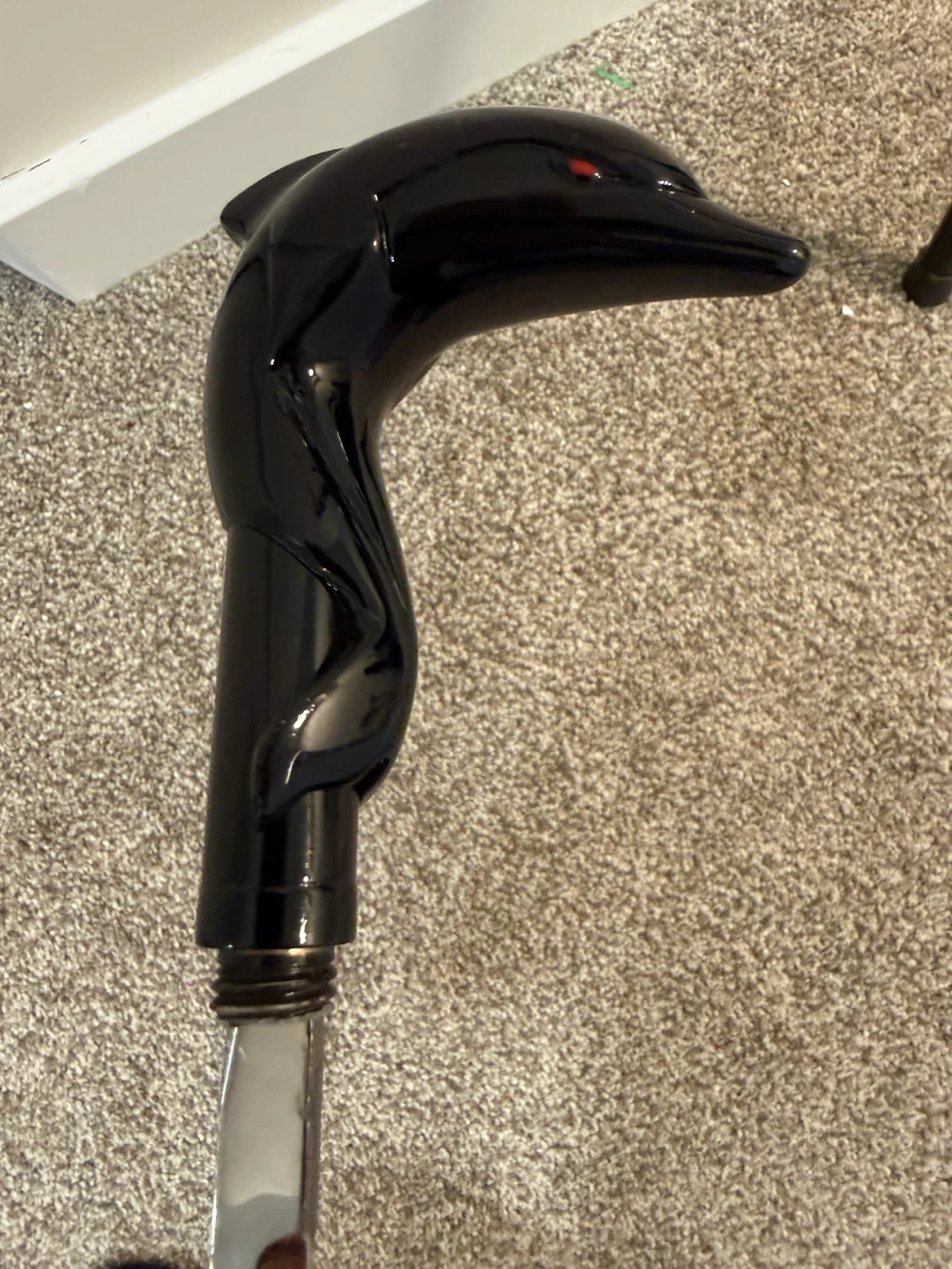 Decorative Dolphin Handle Walking Cane - photo 4