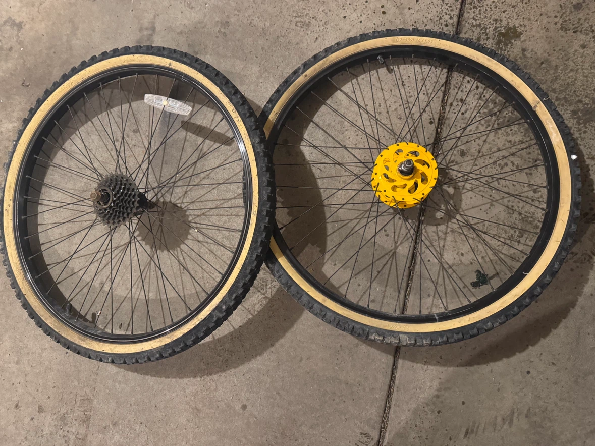 Set of 26 inch Mountain Bike Wheels
