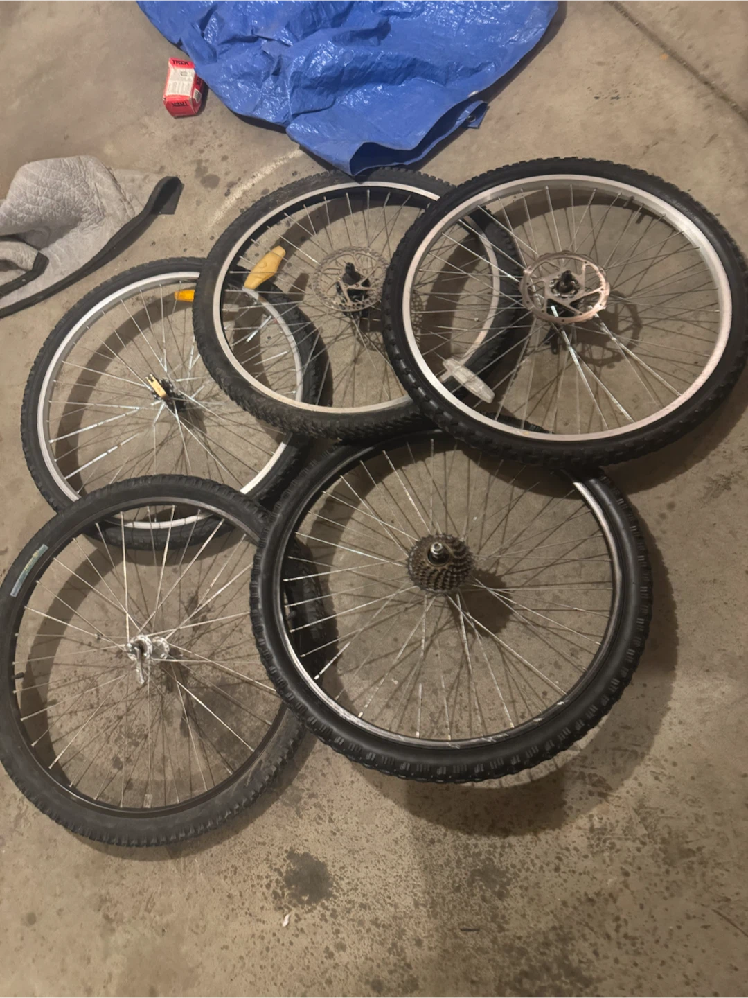 5 Mountain Bike Wheel 26 inch  $20 each
