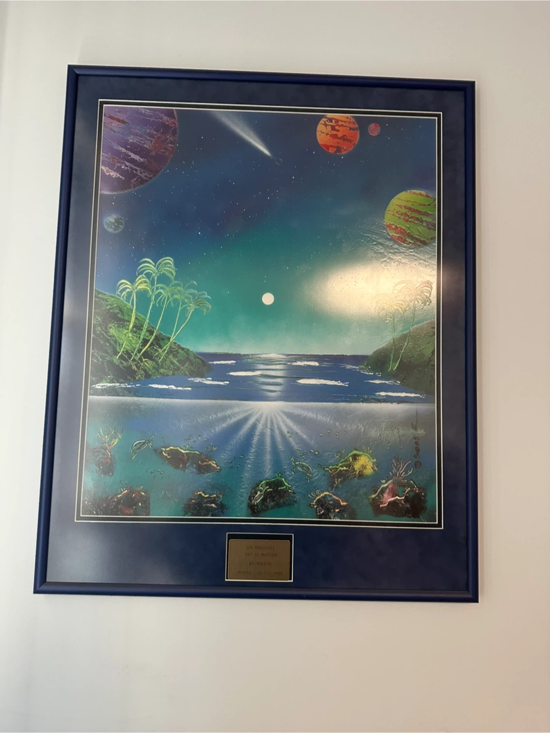 Two Art in Motion Framed Prints by Wayne