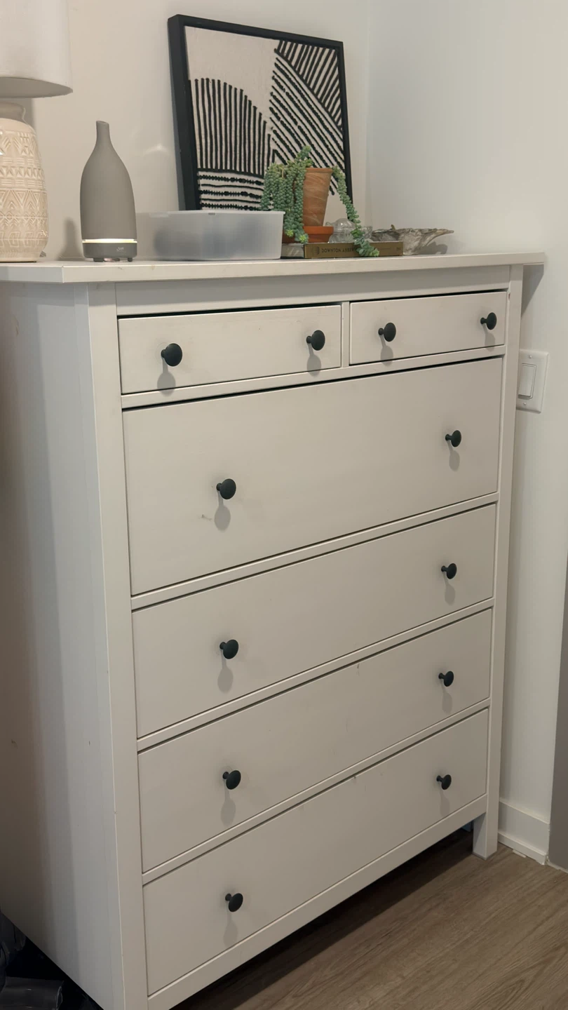 IKEA White 6-Drawer Chest