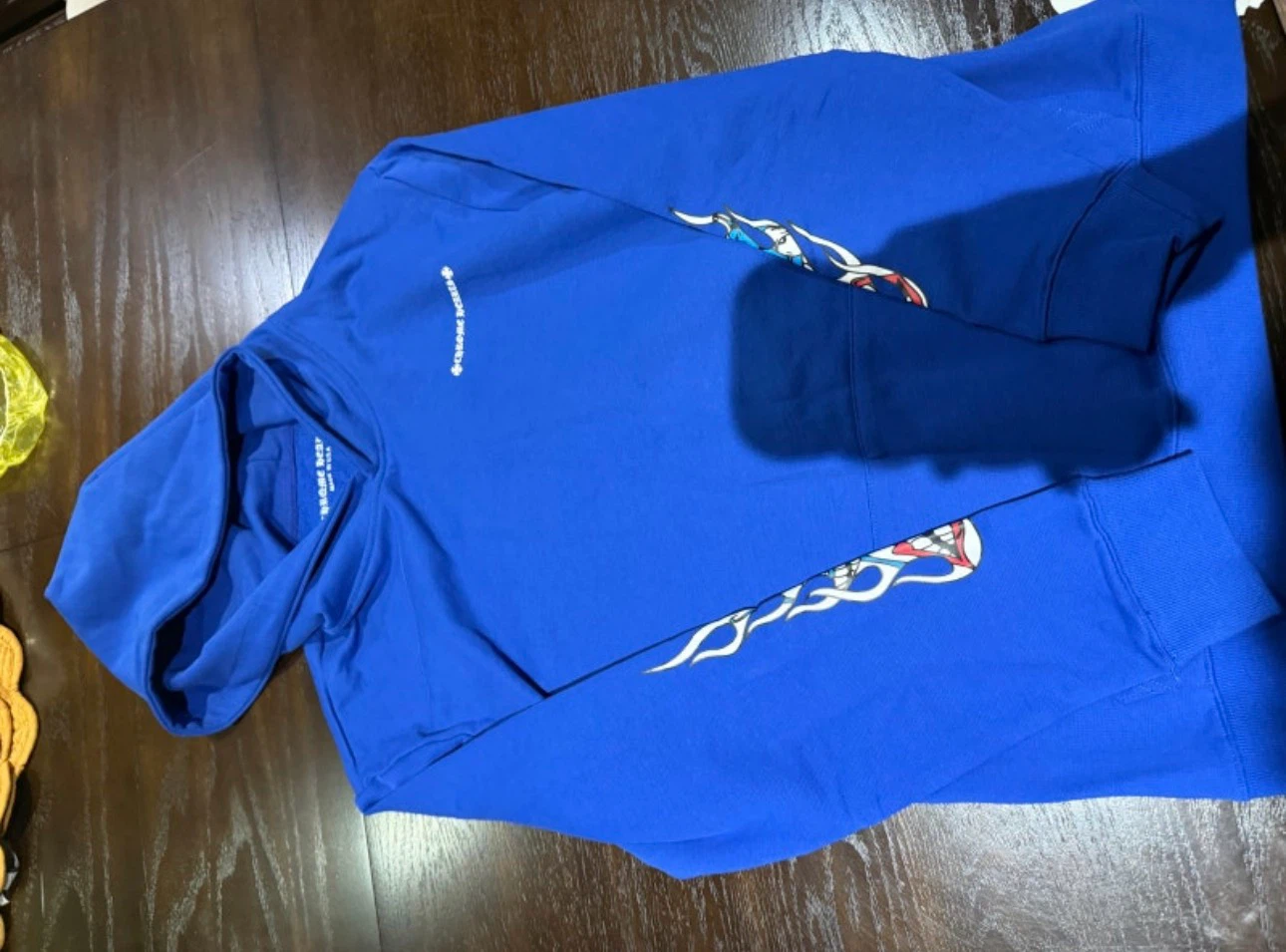 Chrome Hearts Blue Space Hoodie - photo 2