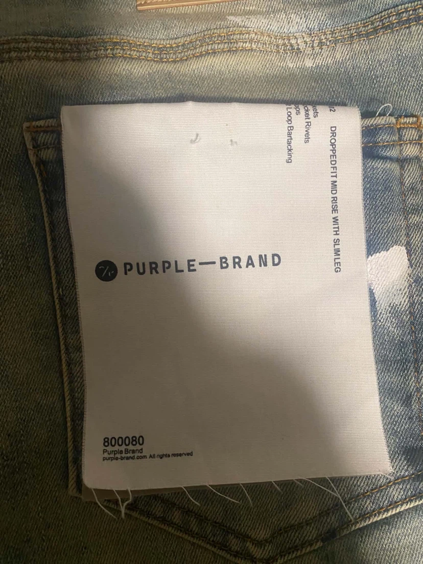 Purple Brand Dropped Fit Jeans