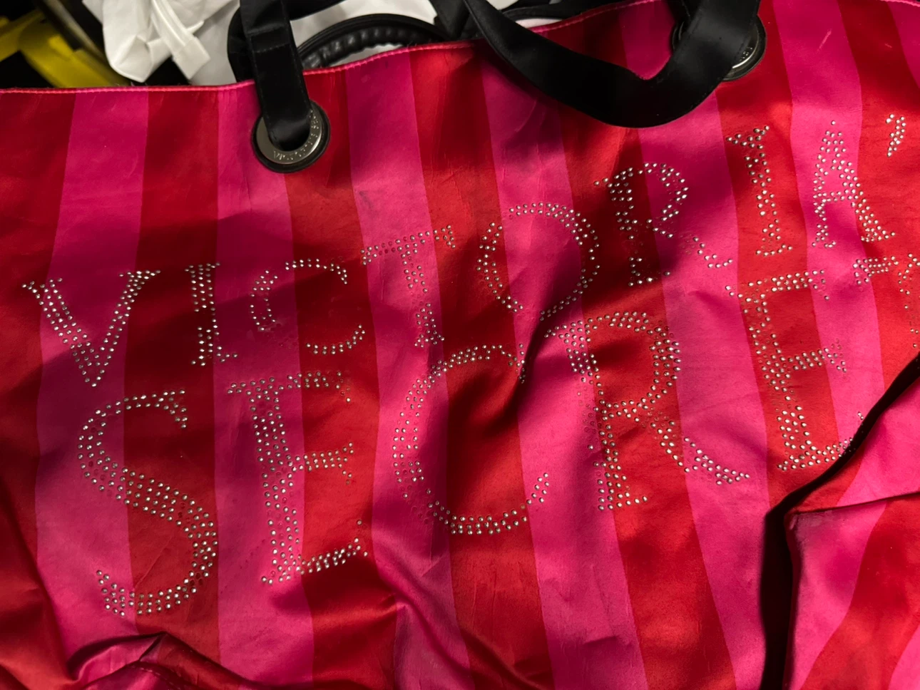 Victoria's Secret Striped Tote Bag