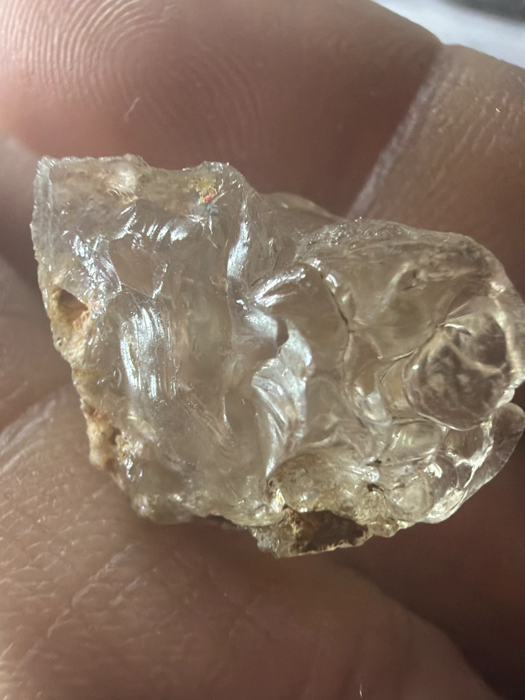 Fluorescent Hyalite Opal Specimen 5g - photo 4
