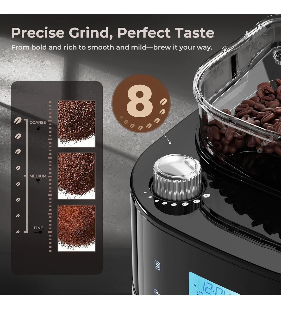 Drip Coffee Maker with Integrated Grinder - photo 3