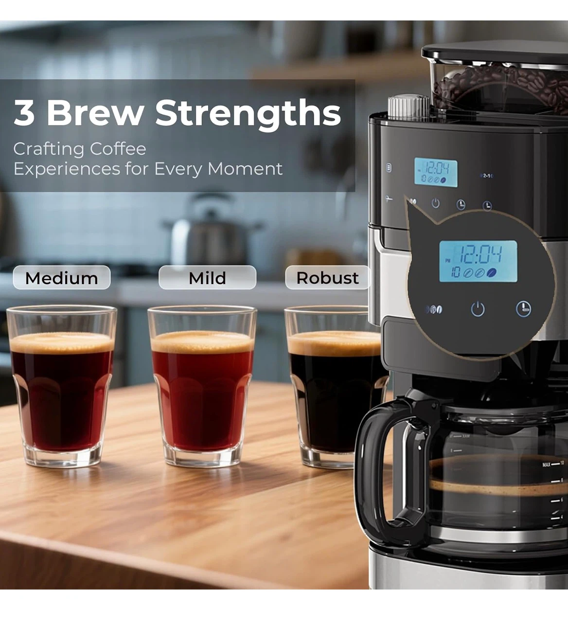 Drip Coffee Maker with Integrated Grinder - photo 5