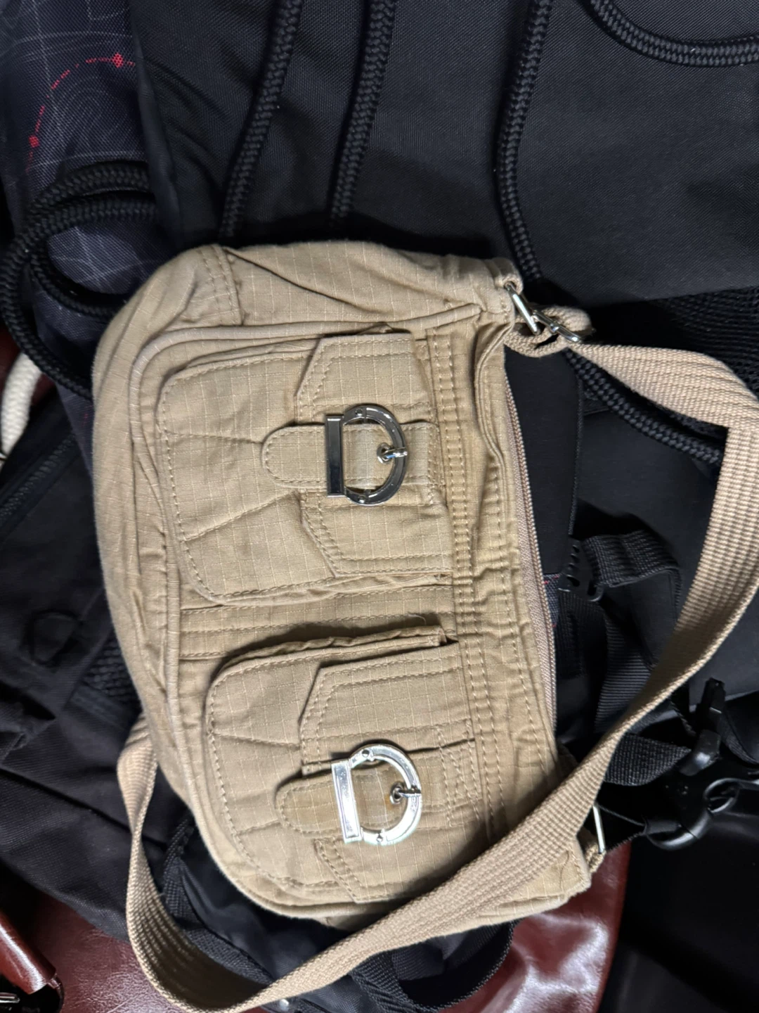 Tan Crossbody Bag