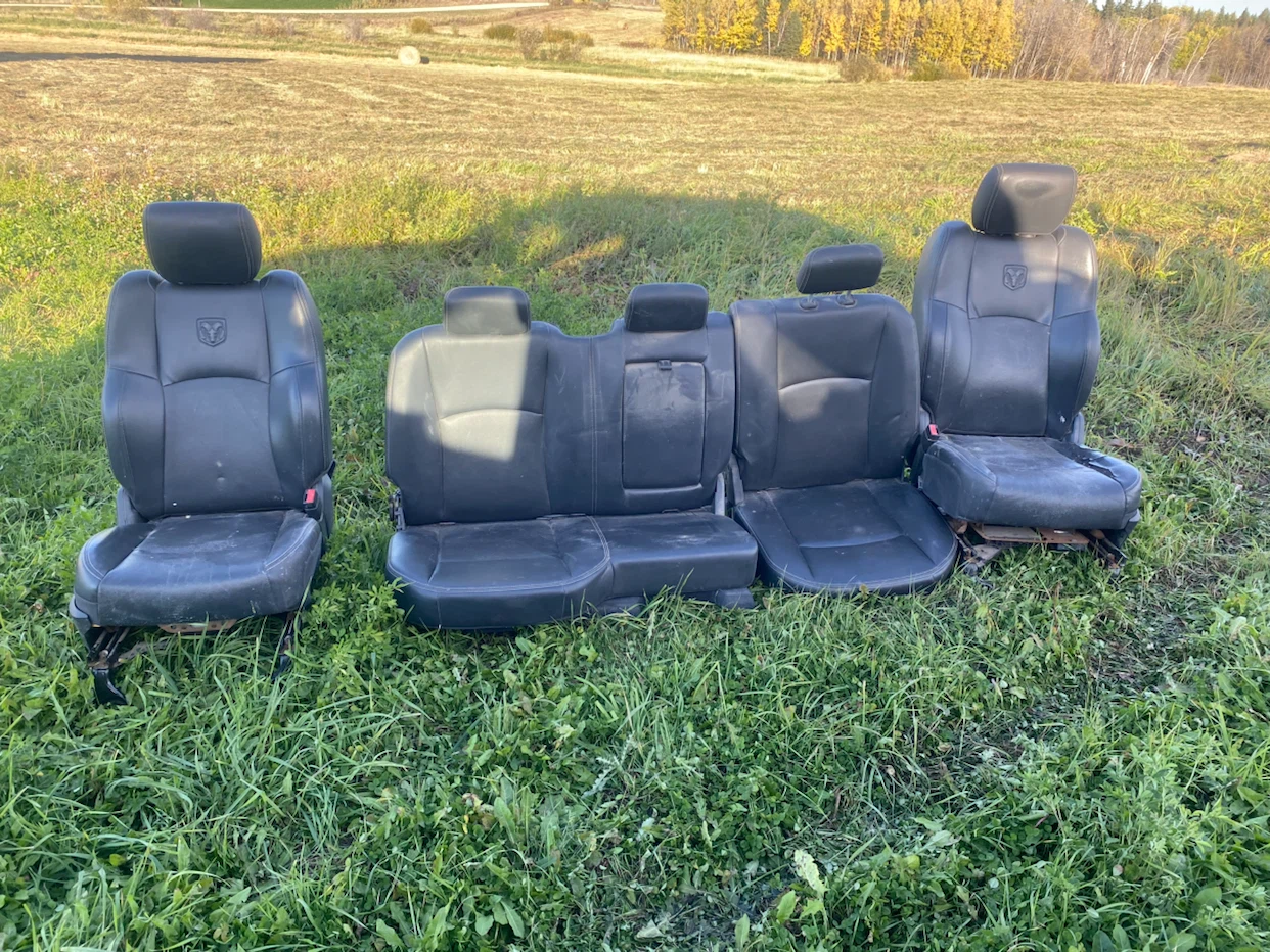 Used seats from a 2010 dodge ram 1500 Laramie