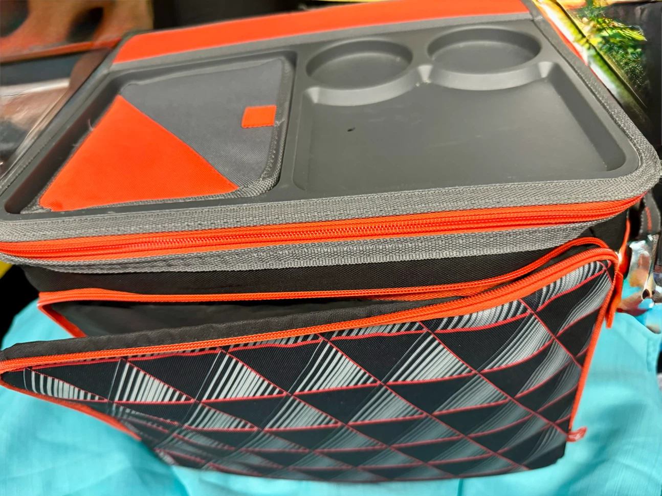Insulated Lunch Cooler Bag with Tray