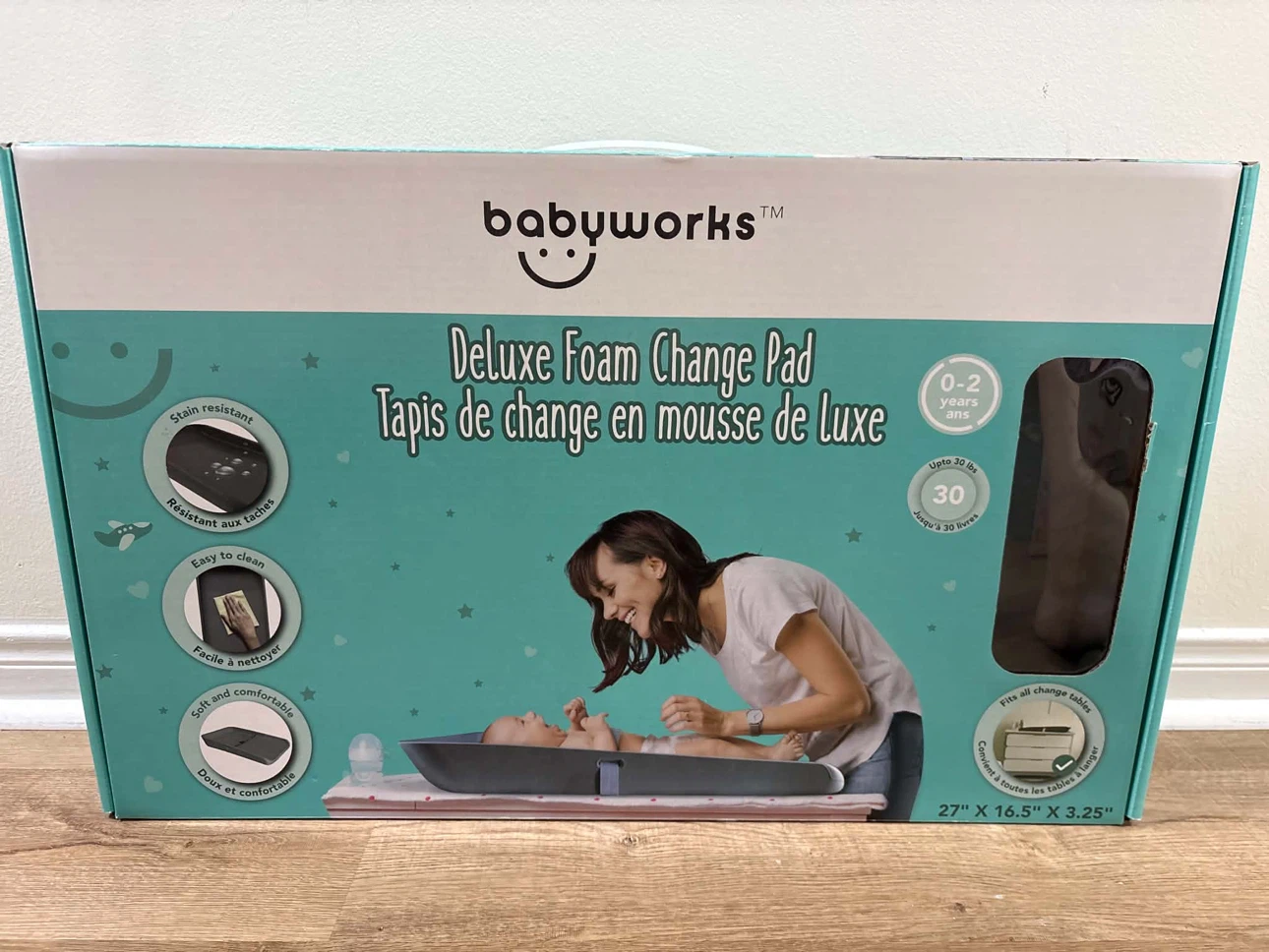 NEW IN BOX - Baby Works Deluxe Foam Changing Pad