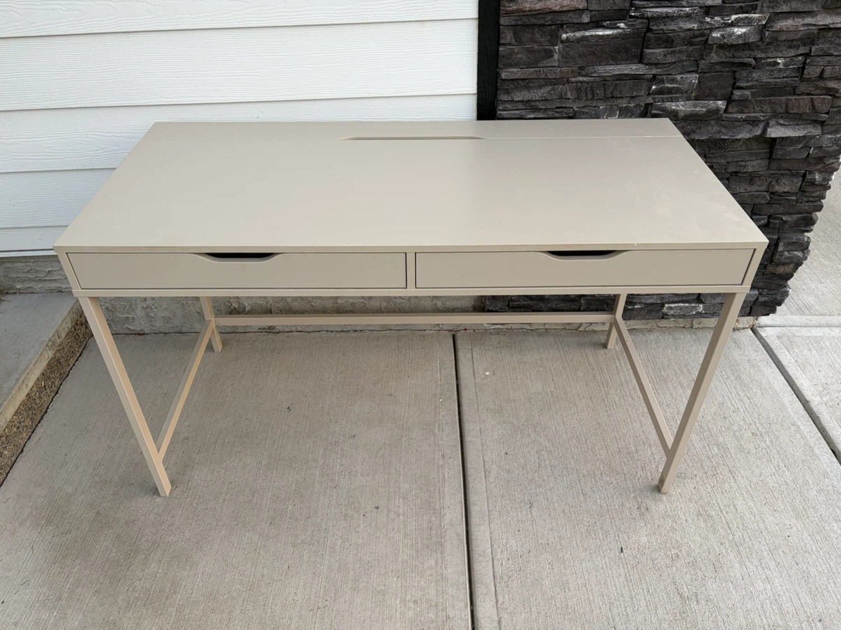 IKEA ALEX desk with 2 drawers