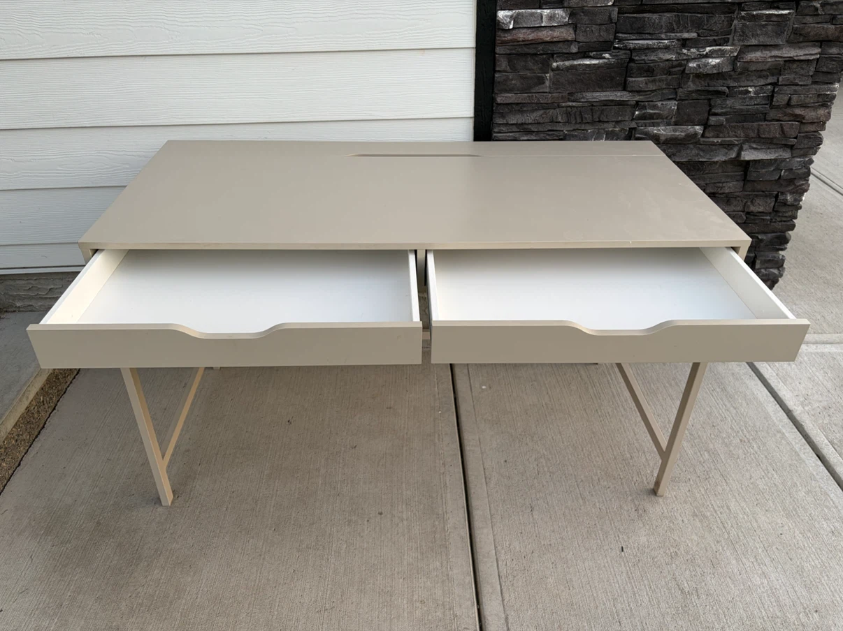 IKEA ALEX desk with 2 drawers - photo 2
