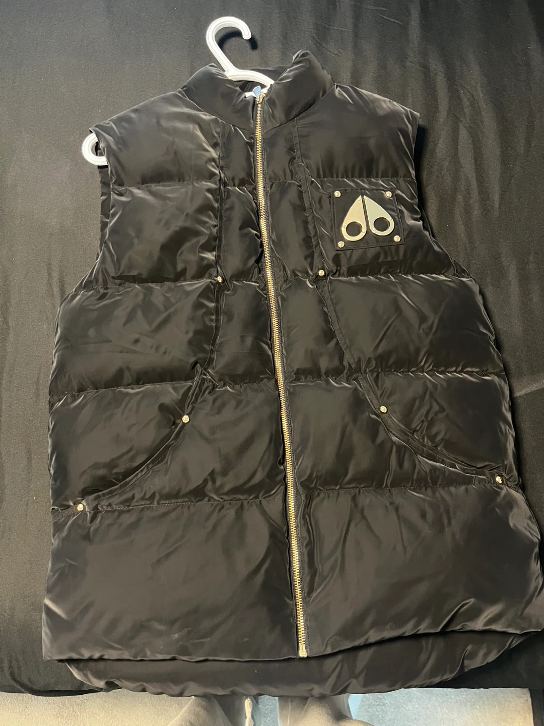 Moose Knuckles Black Puffer Vest - photo 3
