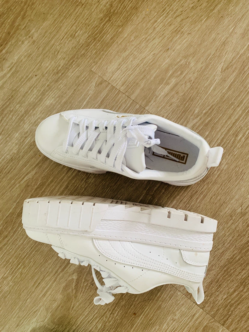 Puma White Platform Sneakers - photo 2