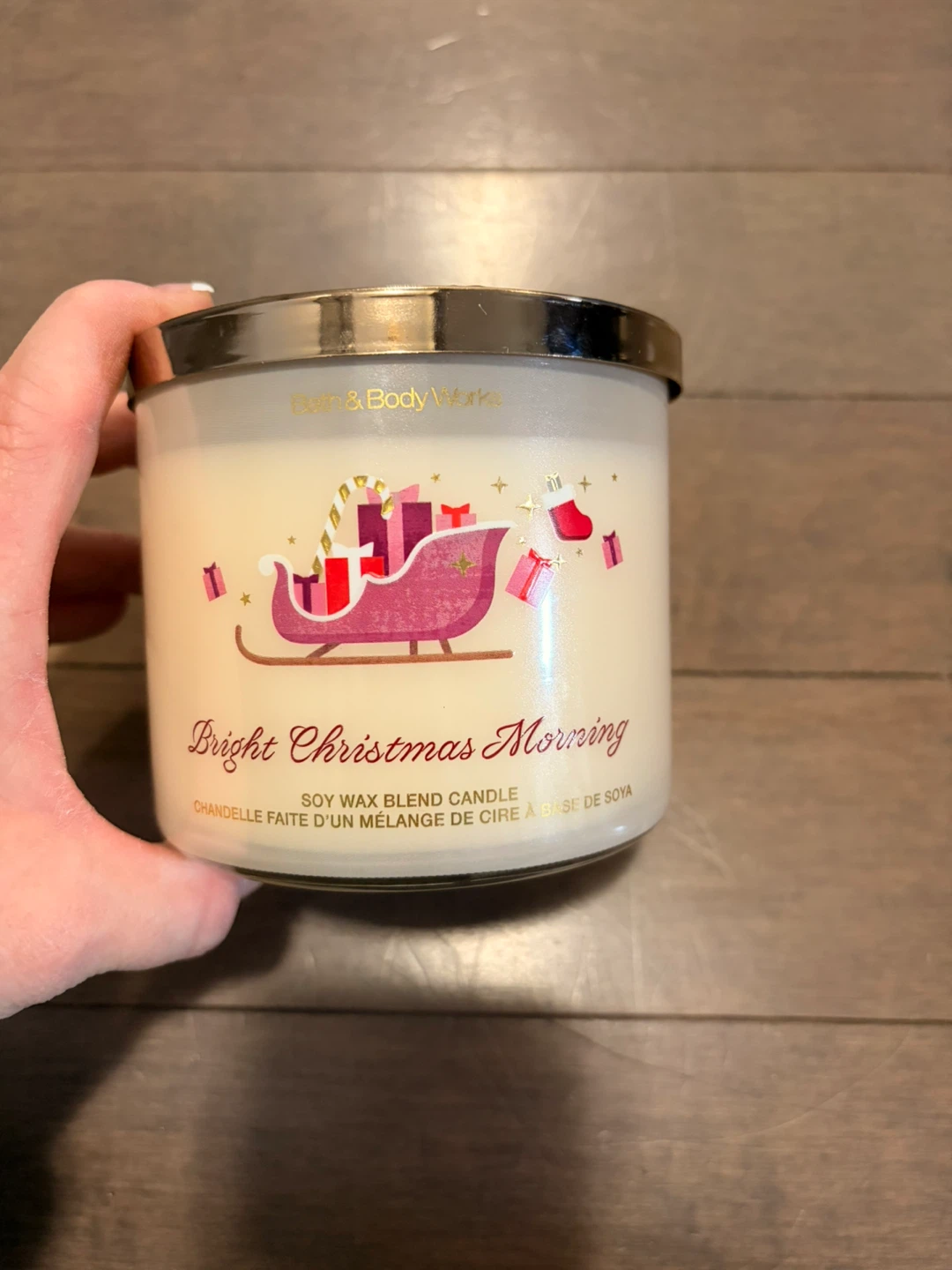 Bath & Body Works Bright Christmas Morning 3-Wick Candle