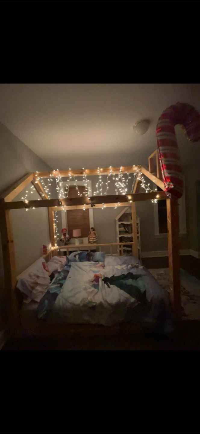 Wooden House Bed Frame - photo 3