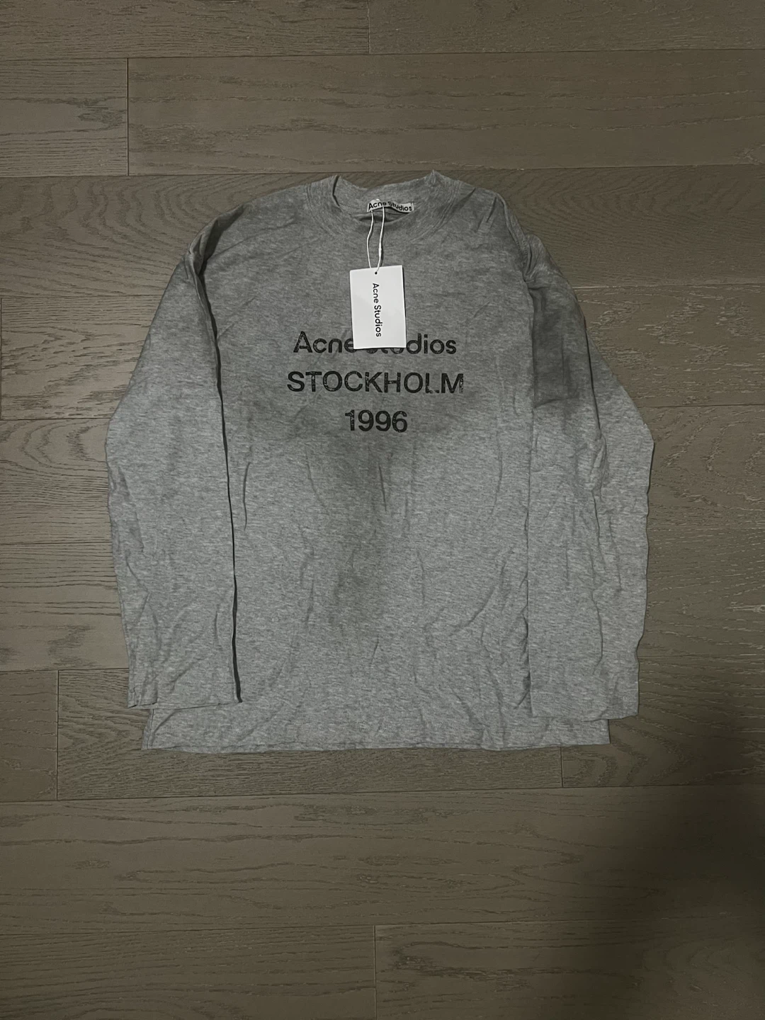 Acne Studios Stockholm 1996 Grey Long Sleeve shirt