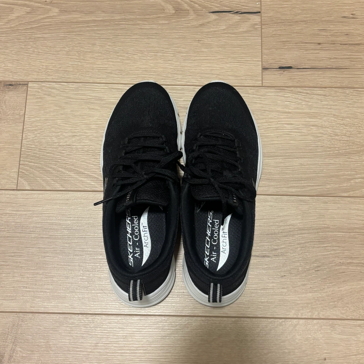 Skechers Air-Cooled Arch Fit Shoes Black