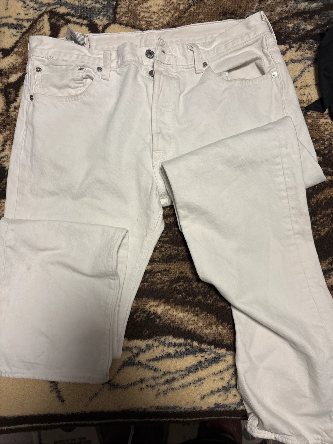 Levi's 501 Original Fit Jeans White W34 L32