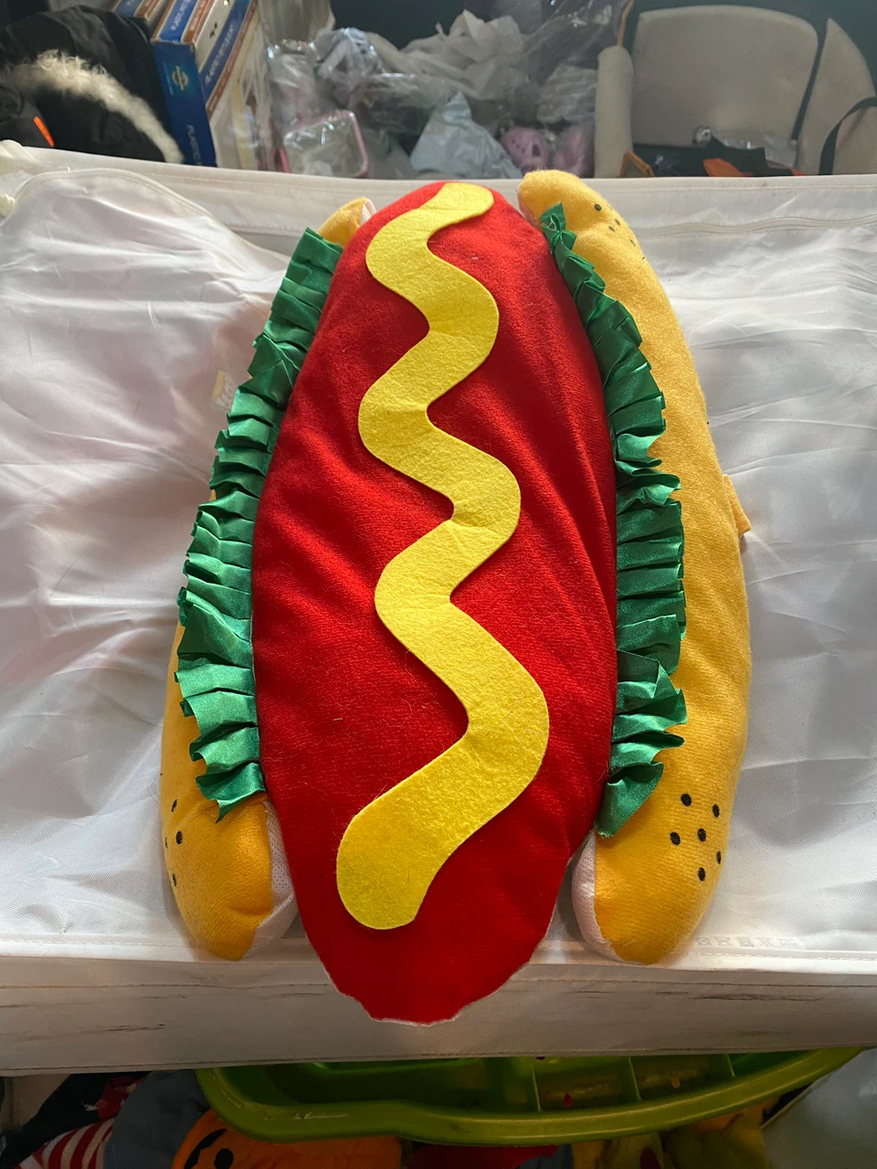 Hot dog costume for your dog