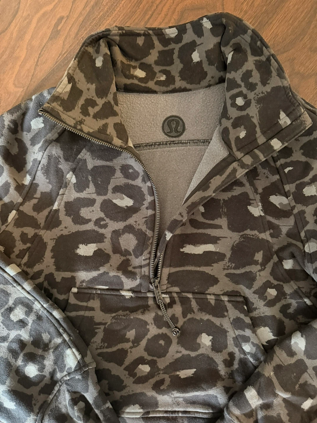 Lululemon Leopard Print Half-Zip Pullover - photo 2