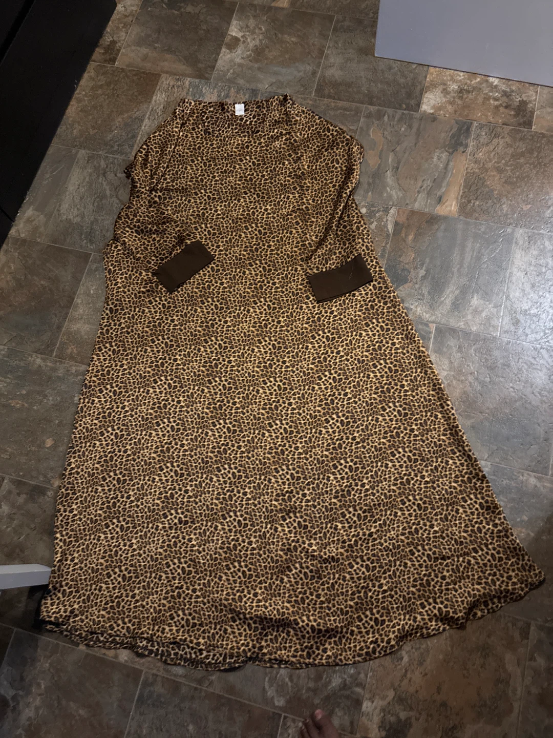 Leopard Print Long Dress
