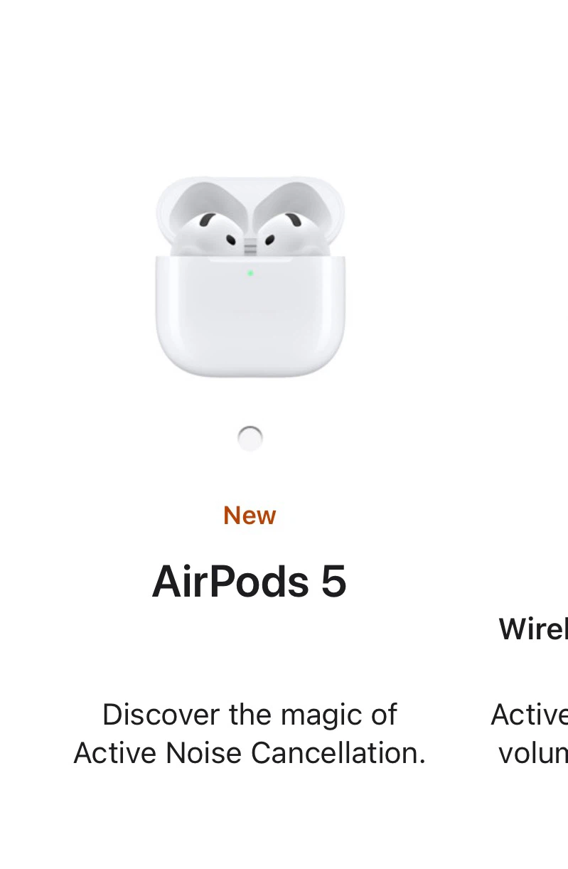 Apple AirPods 5 genuine brand new sealed