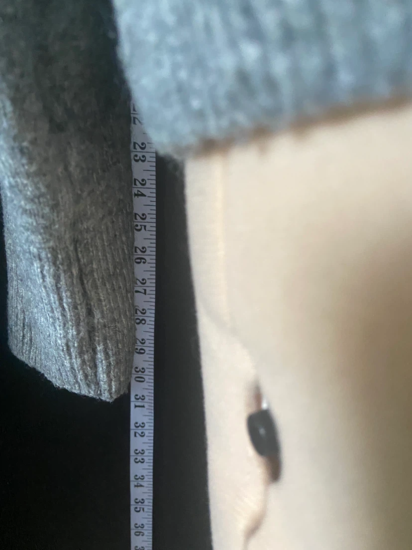 H&M Grey Sweater with Gold Chain  – XS - photo 3