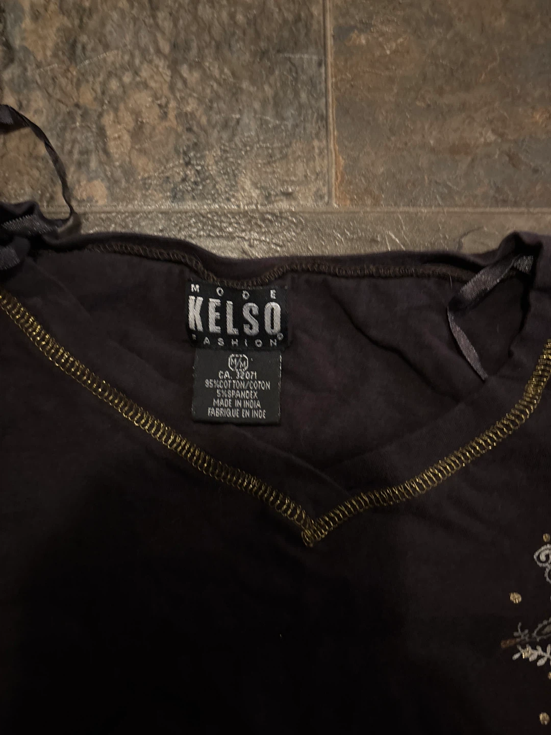 Kelso Fashion Long Sleeve Top - Brown Medium - photo 3
