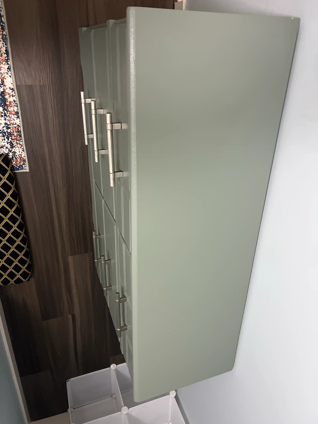 Sage Green Six-Drawer Dresser - photo 5