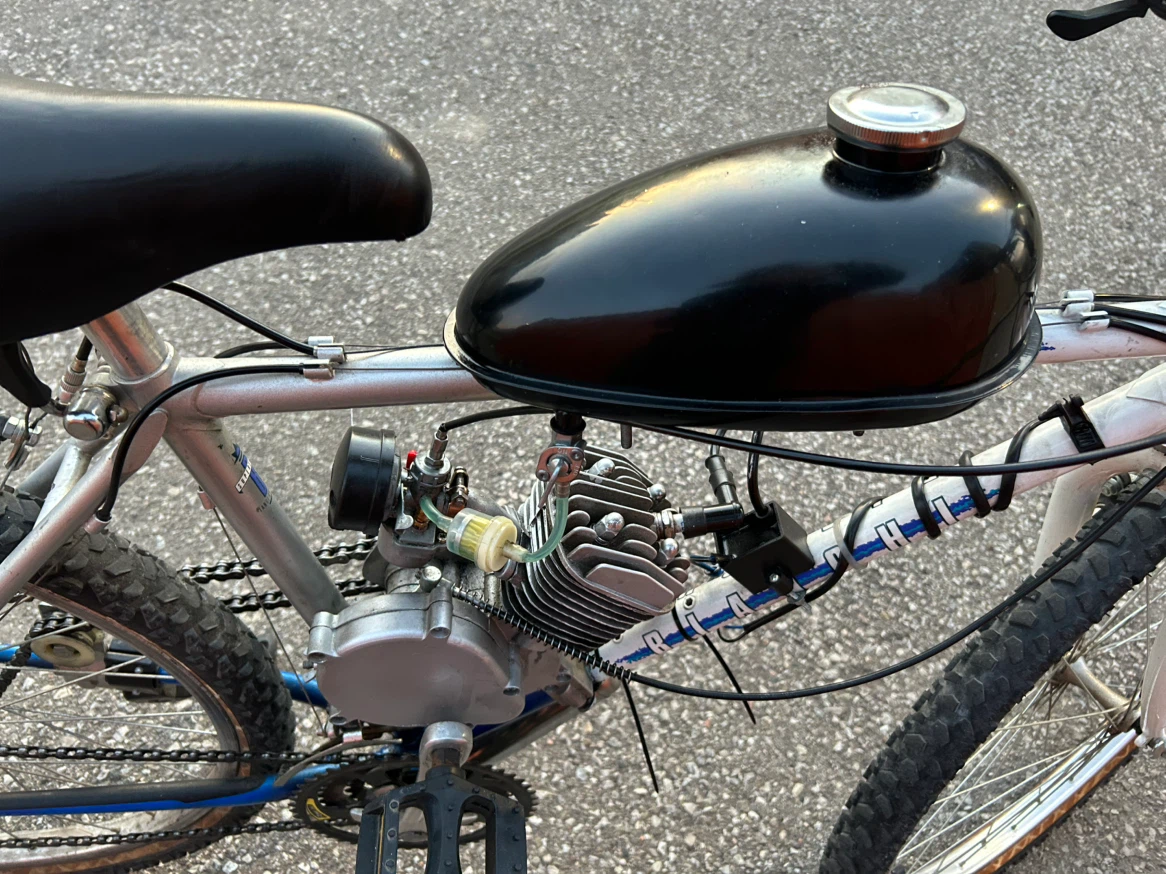 Motorized bike 80cc Bianchi - photo 4