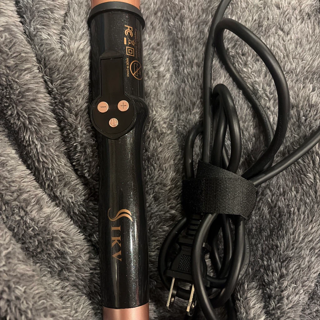 Brand New SIKV Rose Gold Ceramic Curling Iron Wand (Unused) - photo 2