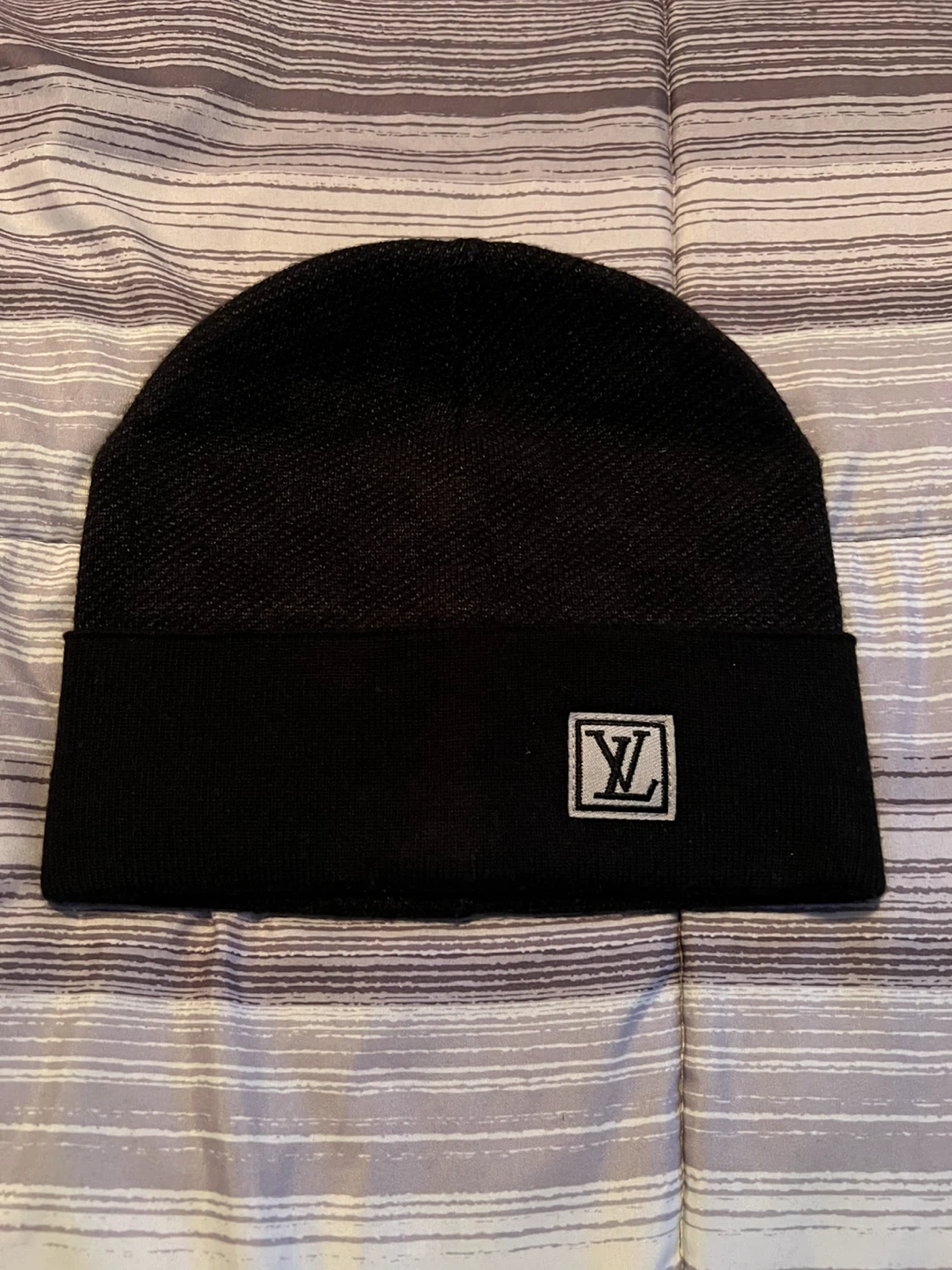 Louis Vuitton Black Beanie