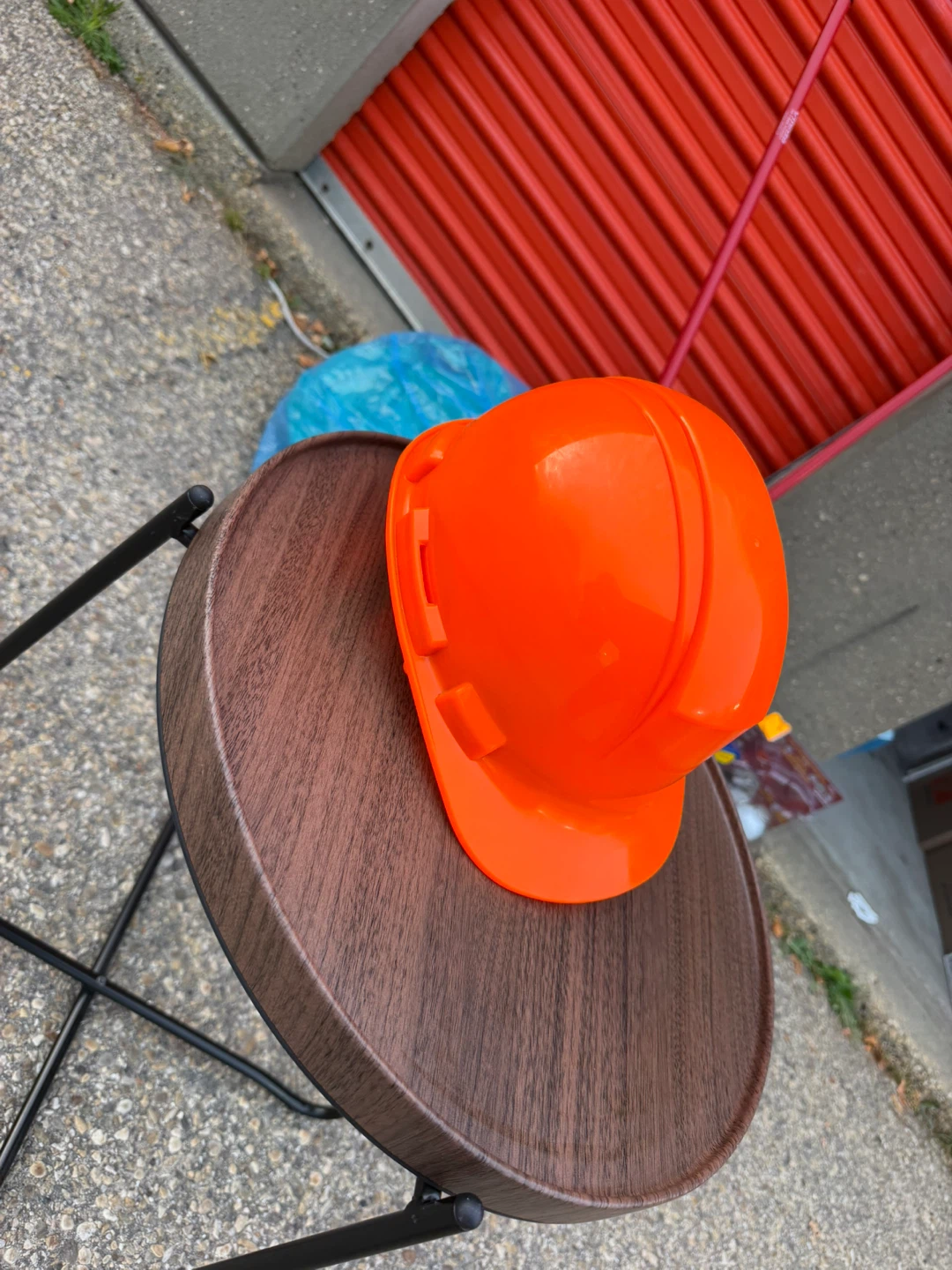 Bright Orange Safety Hard Hat - photo 2