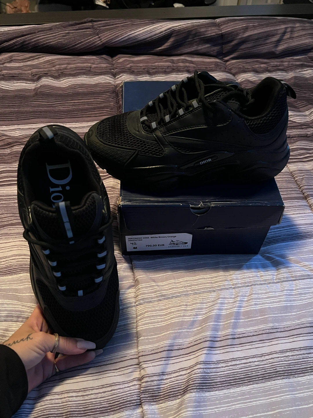 Dior B22 Black Sneakers - photo 2