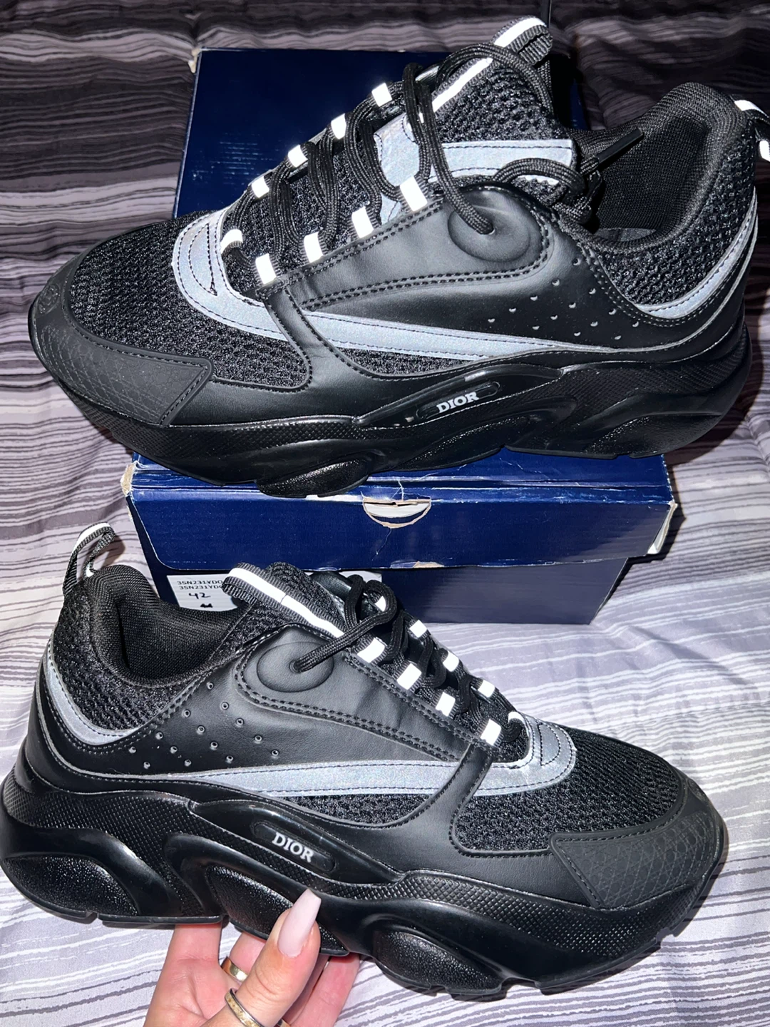 Dior B22 Black Sneakers - photo 3