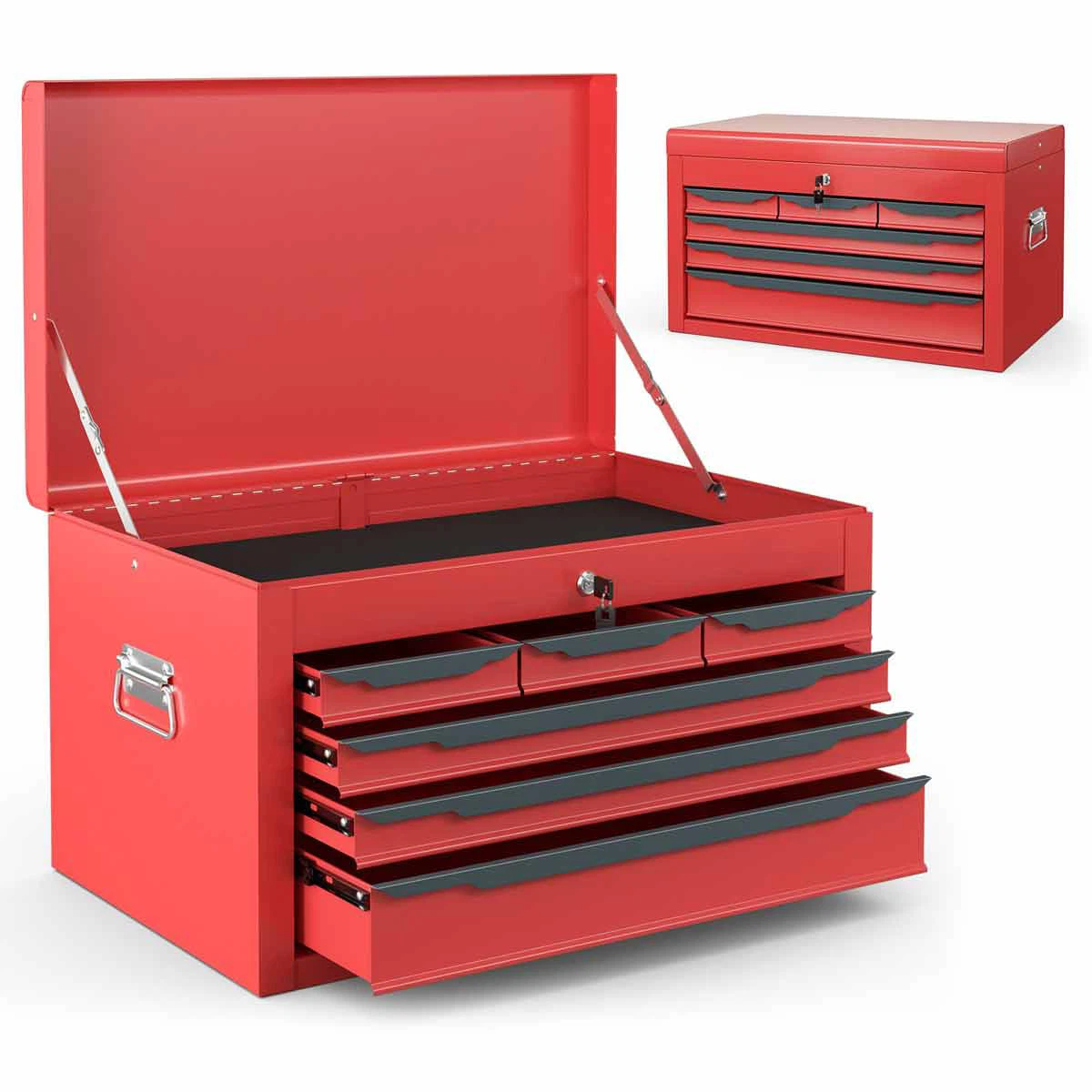 Ironmax Portable Metal Tool Chest