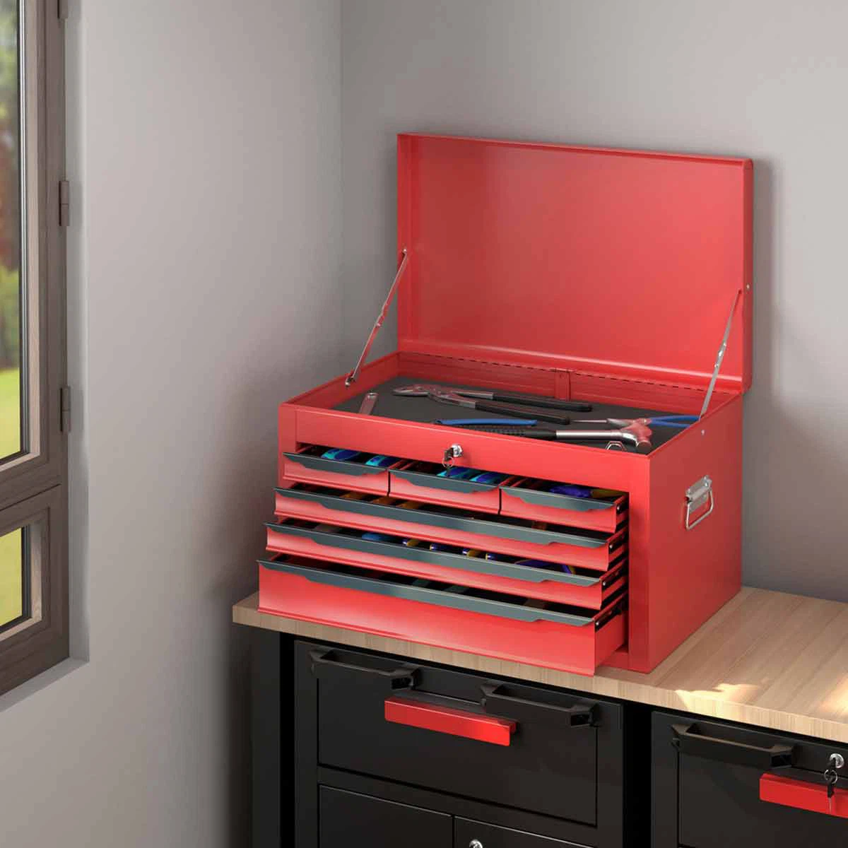 Ironmax Portable Metal Tool Chest - photo 2