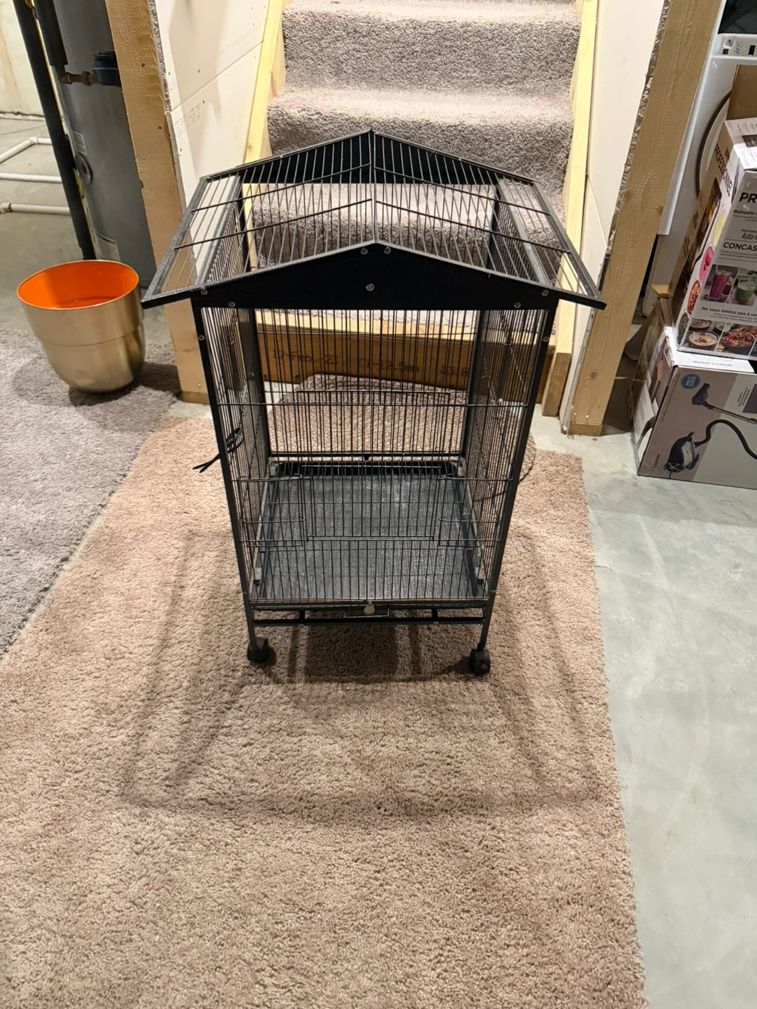 Black Metal Bird Cage - photo 2