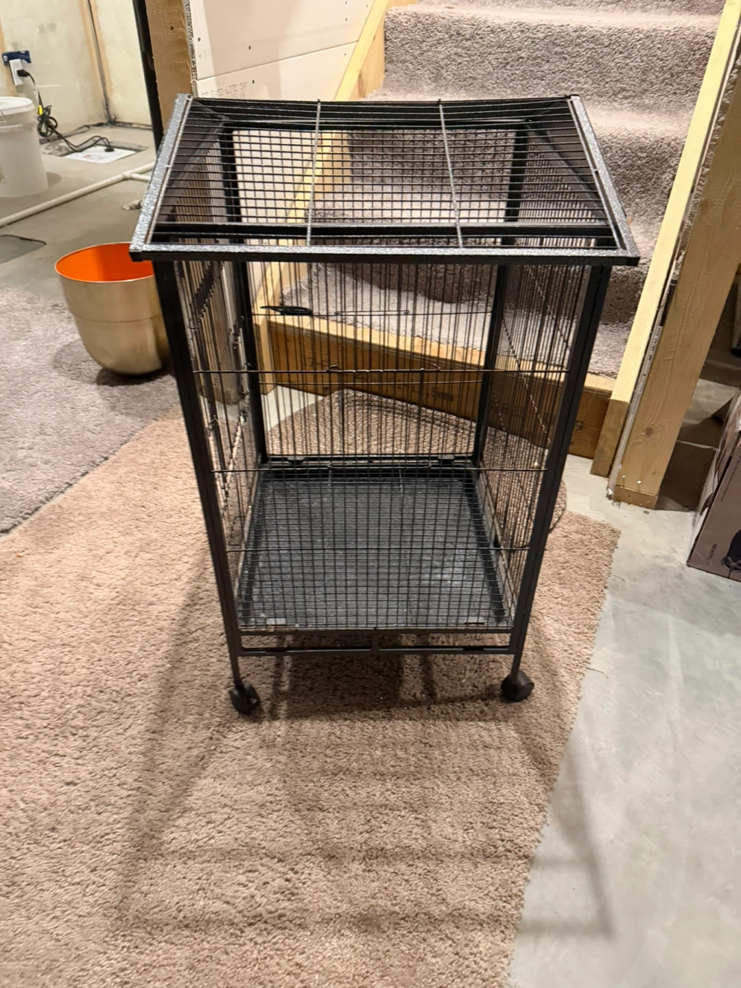 Black Metal Bird Cage - photo 3