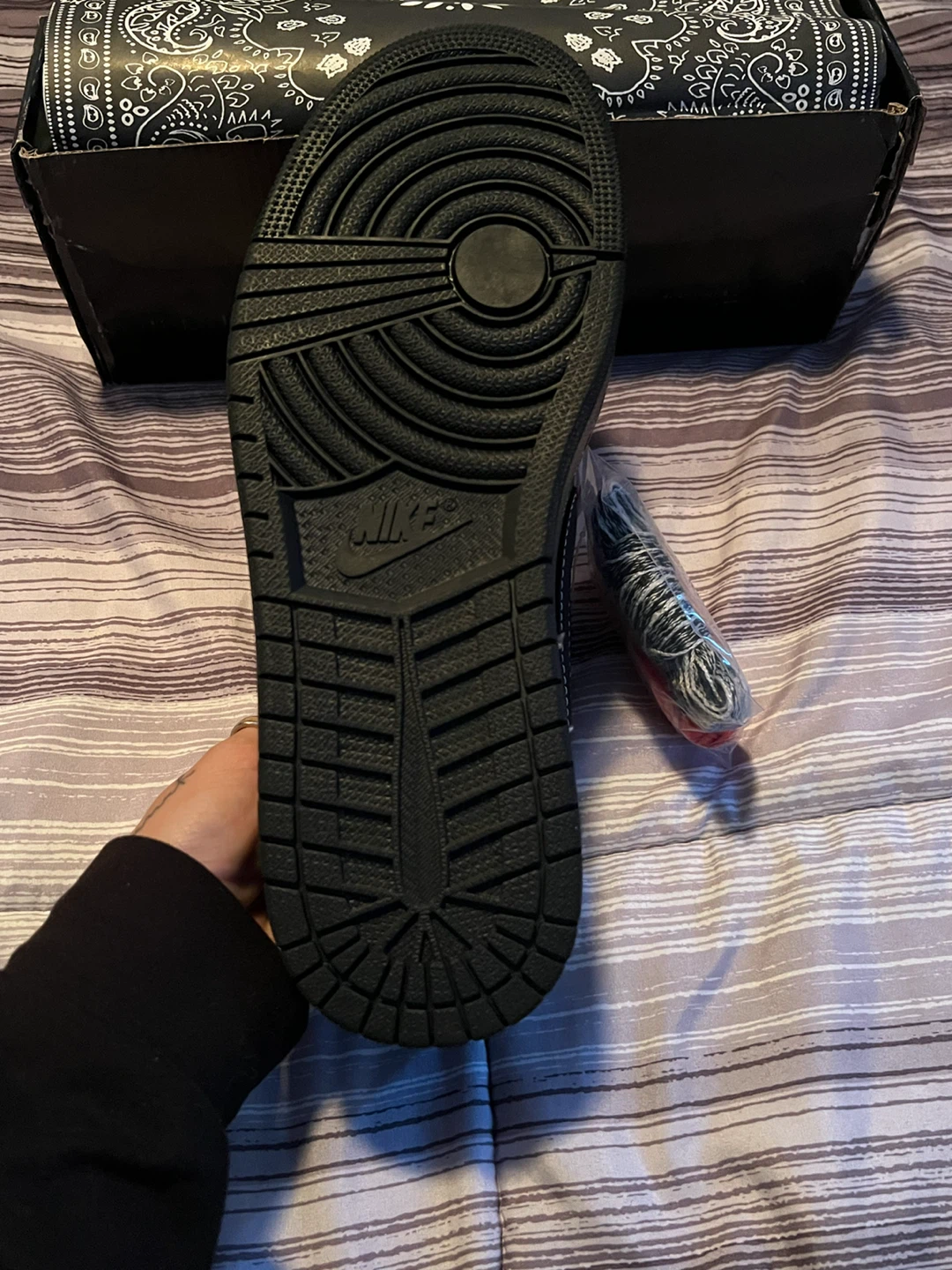 Nike Air Jordan 1 Low Travis Scott Black Phantom - photo 3