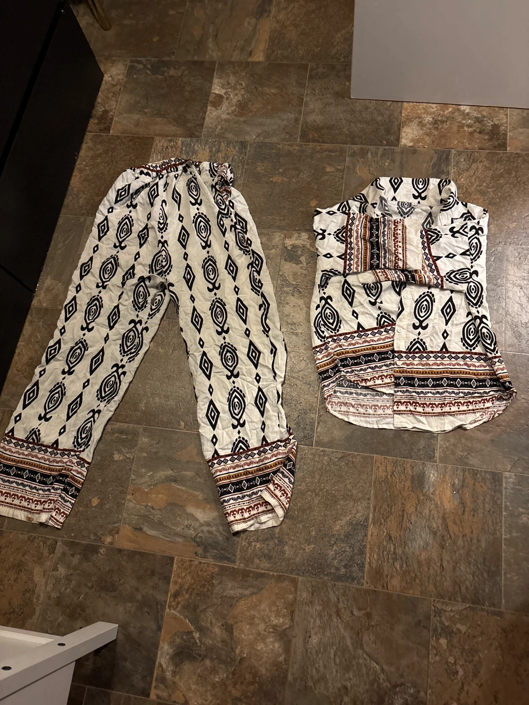 Tribal Print Matching Set 2XL