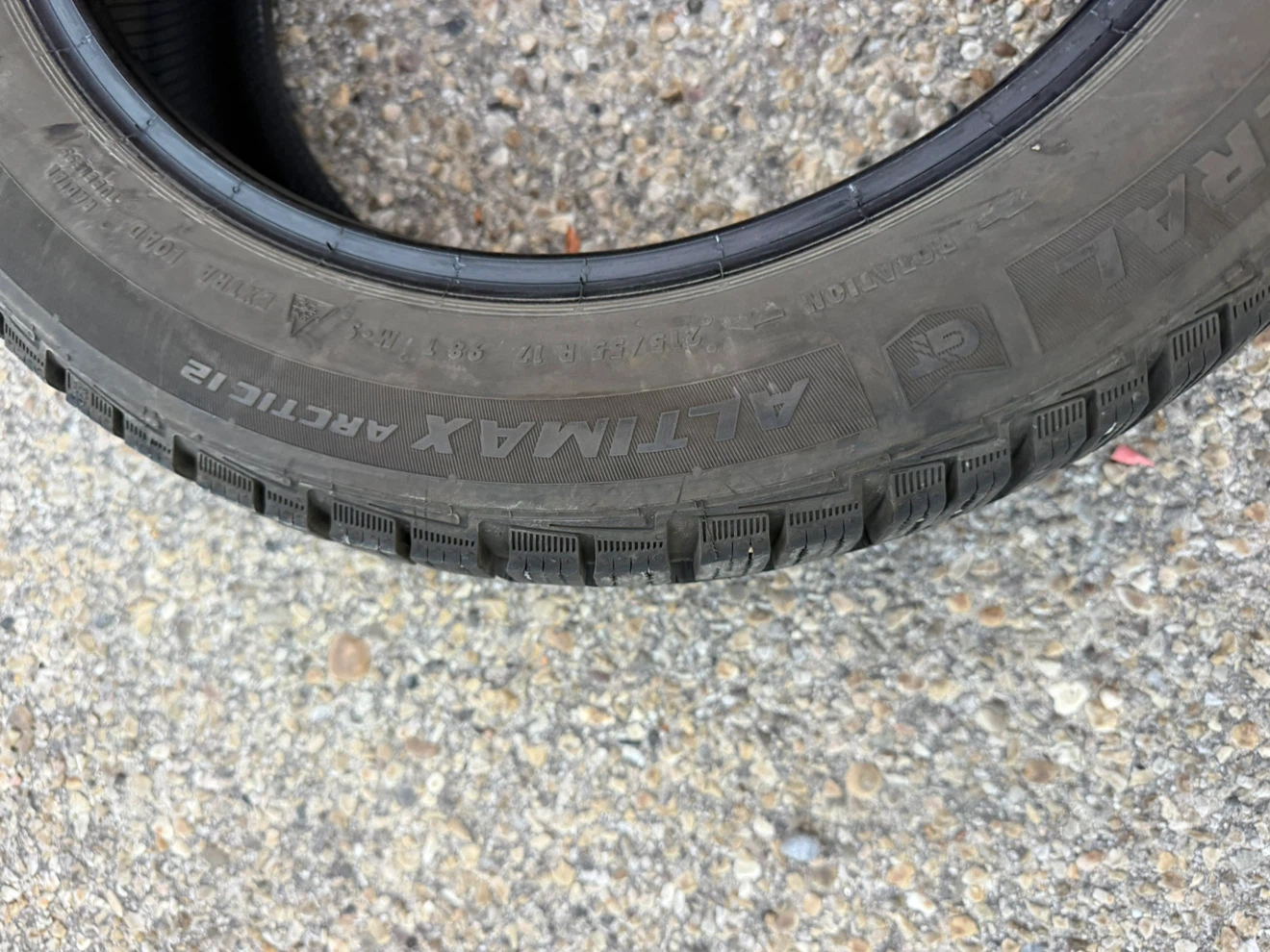 General Altimax Arctic 12 Tires 215/55R17 - photo 3