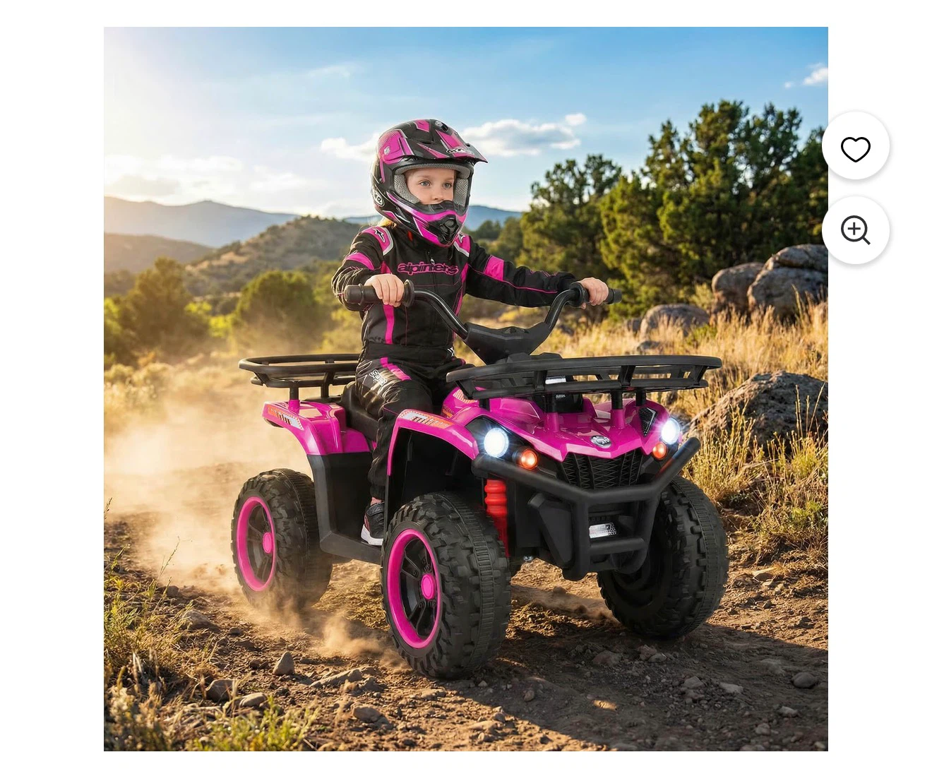 Kids Ride-On Pink ATV Toy - photo 5