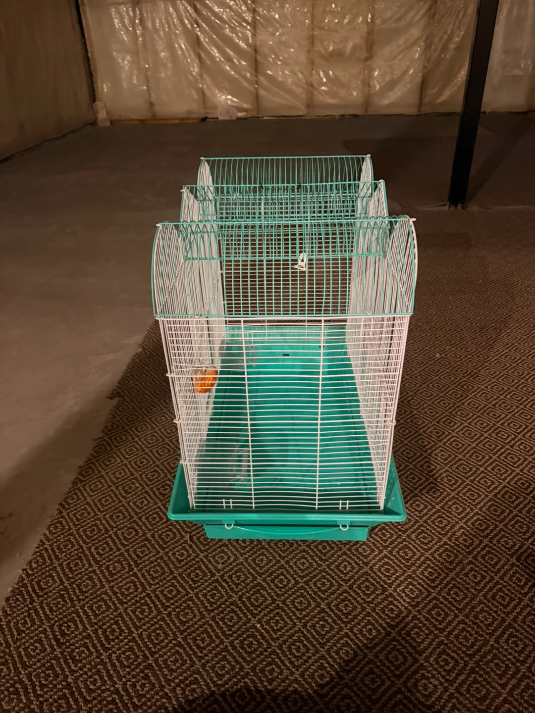Teal and White Bird Cage - photo 3