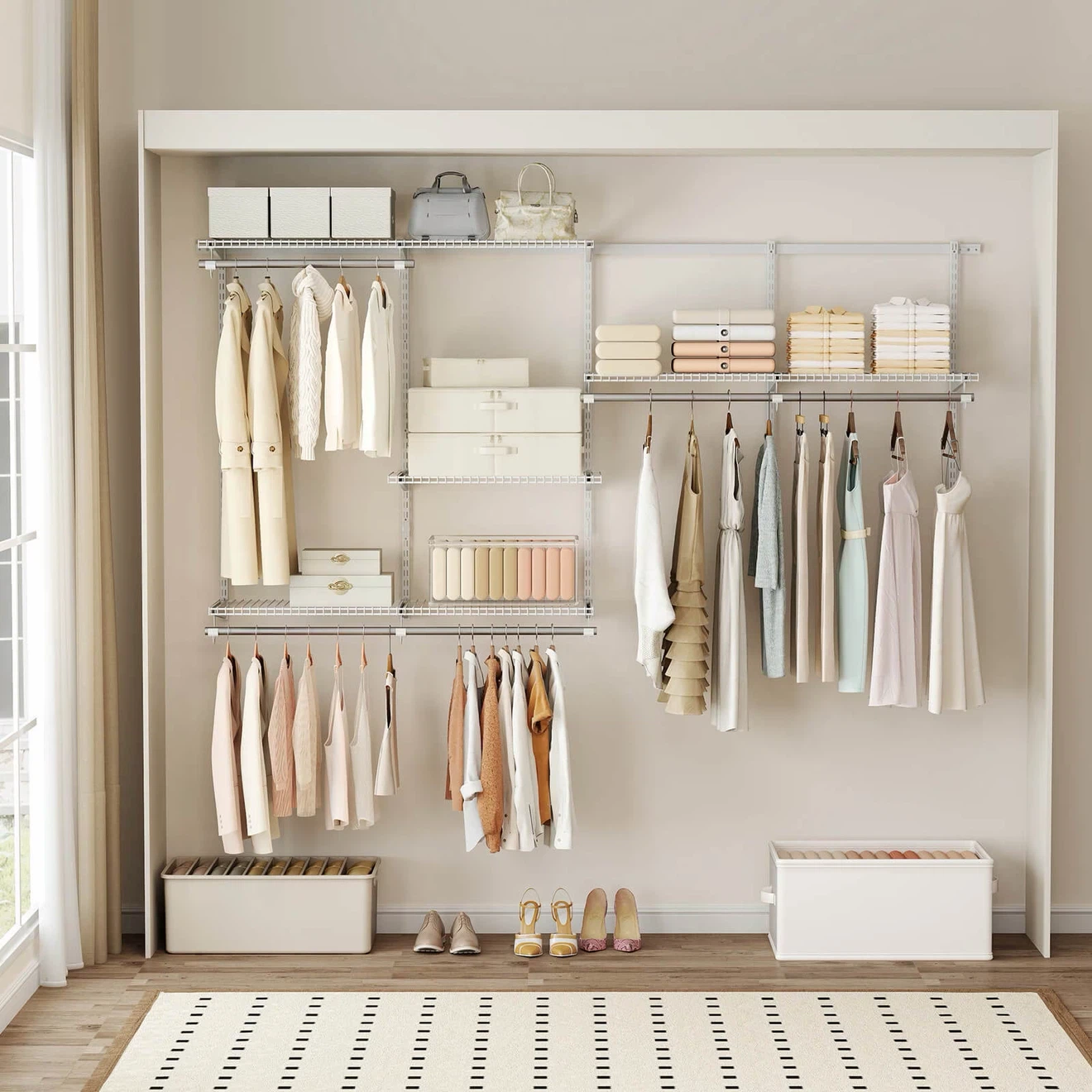Wall Mounted Closet Organizer