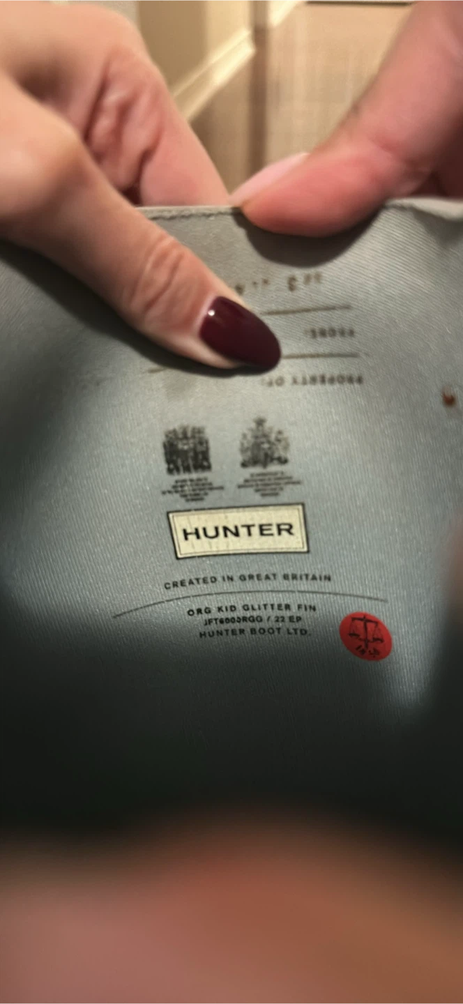 Hunter Kids Glitter Wellington Boots - photo 4
