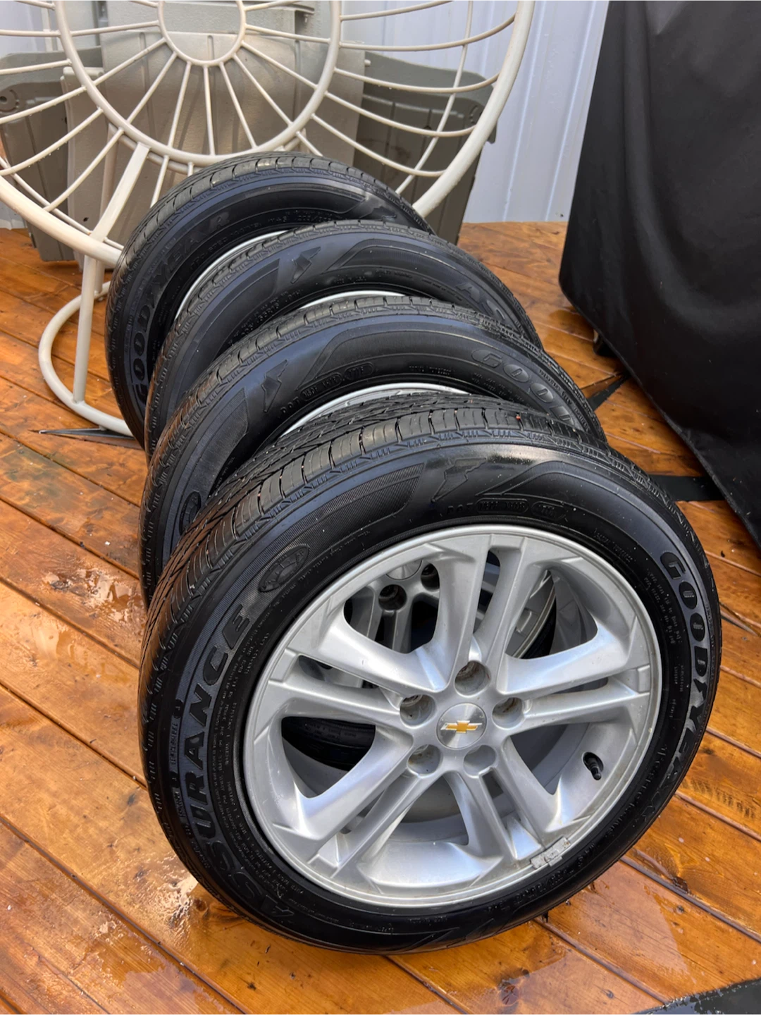 Set of 4 Chevrolet Wheels with Tires